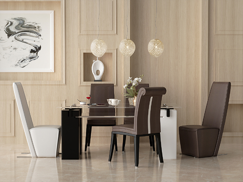 Modern Dining Table and Chair