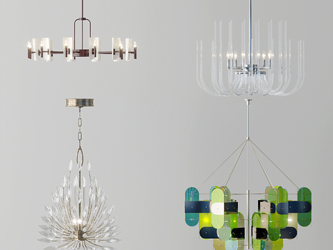 Modern crystal chandelier