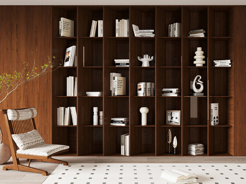 Middle Style Bookcase