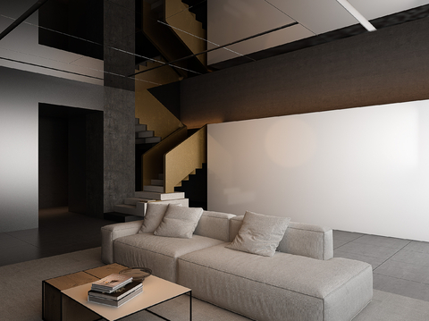 Modern Minimalist Living Room Italian Living Room