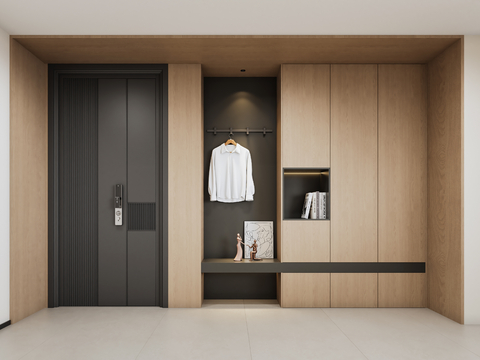 Modern Household Shoe Cabinet Functional Entrance