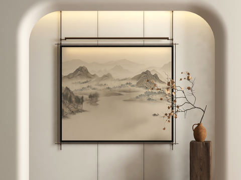 New Chinese Decorative Painting Landscape Painting Hanging Painting