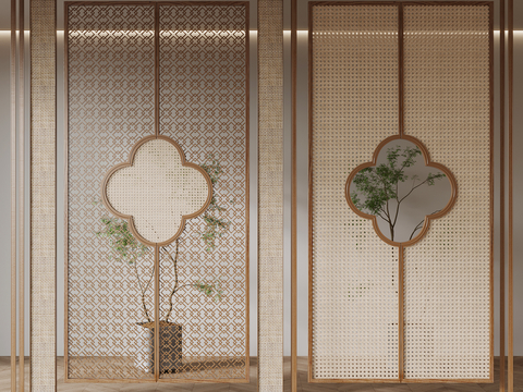 New Chinese-style screen partition