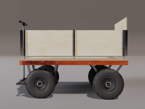 Drag rickshaw camper trash trailer