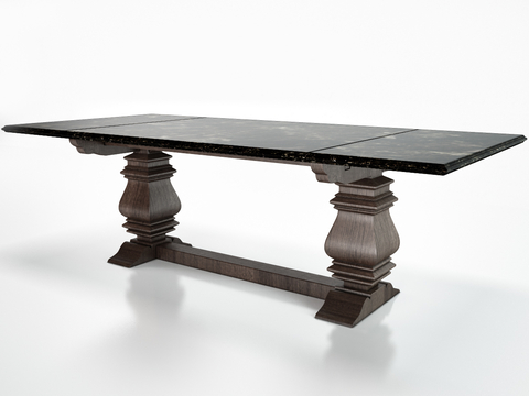 Industrial wind dining table