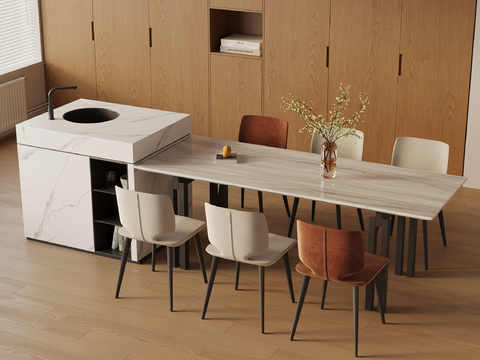 Modern Dining Table Chair Island Table