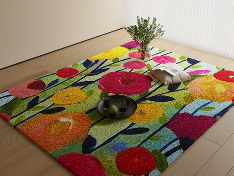 Modern Carpet Square Blanket