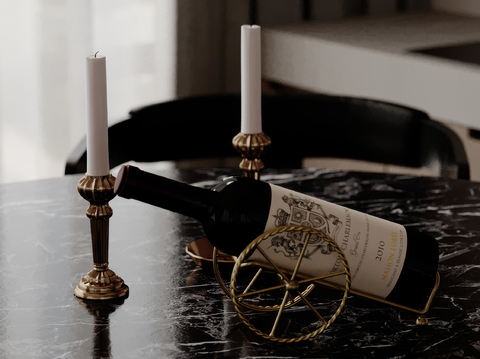 Wine Wine Wine Bottle Candlestick Lamp