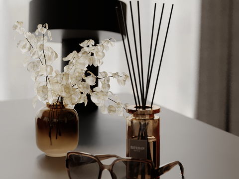 Modern Decorations Desktop Ornaments Vase Aromatherapy Glasses