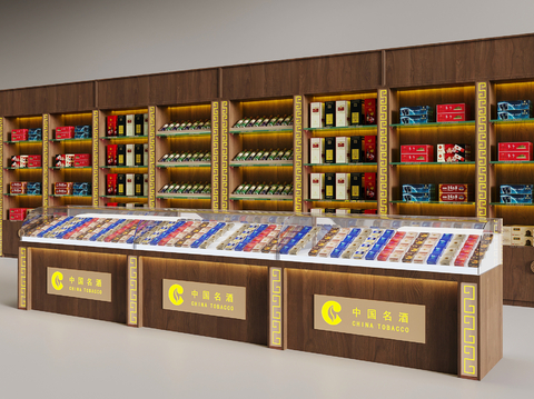 Tobacco Cabinet Wine Cabinet Display Cabinet