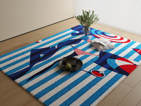 Modern Carpet Square Blanket