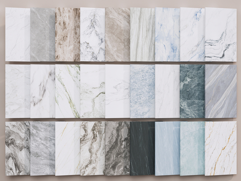 Marble Panel Wall Trim Texture Tile