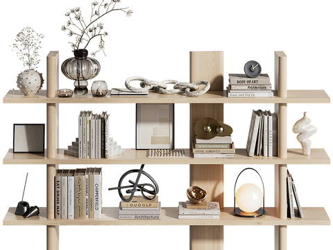 Modern Jewelry Ornaments Bookshelf Decorative Rack