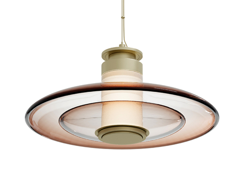 Modern round glass chandelier