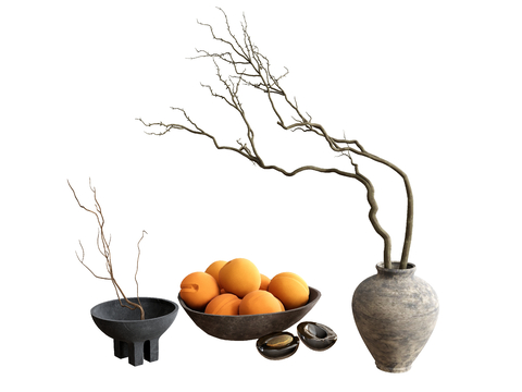 Modern Decorations Desktop Ornaments Fruit Plate Vase