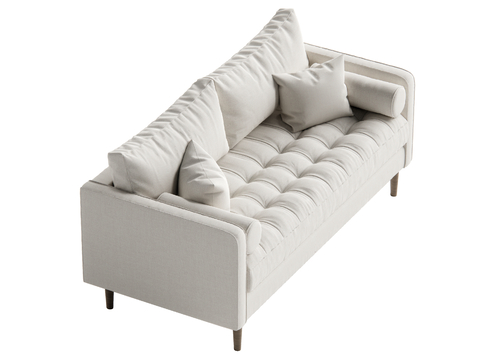 Middle-style double sofa