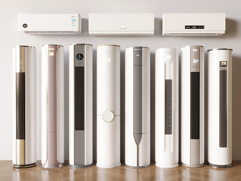 Cylindrical air conditioner wall-mounted air conditioner