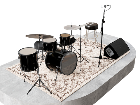 percussion drum set microphone sound