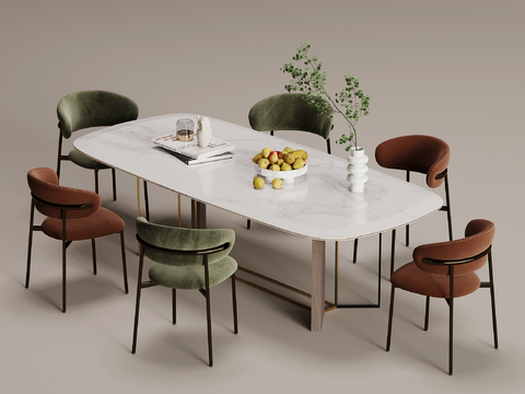 Modern Dining Table and Chair