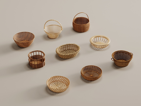 Rattan Storage Basket Weaving Basket Rattan Basket