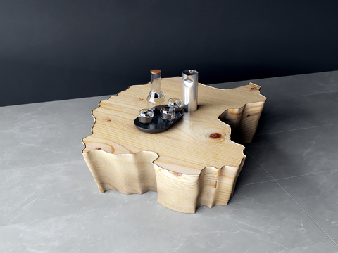 Irregular coffee table