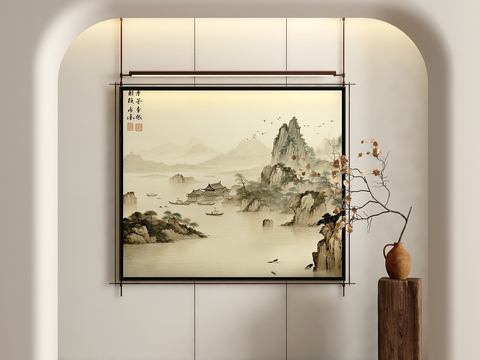 New Chinese Landscape Painting Art Painting Decorative Painting Hanging Painting