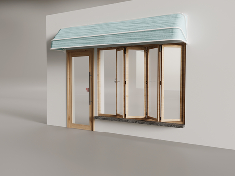 Nordic shops shop door folding window