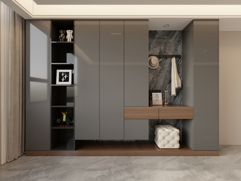 Modern Shoe Cabinet Partition Shoe Cabinet