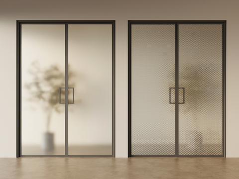 Modern sliding door