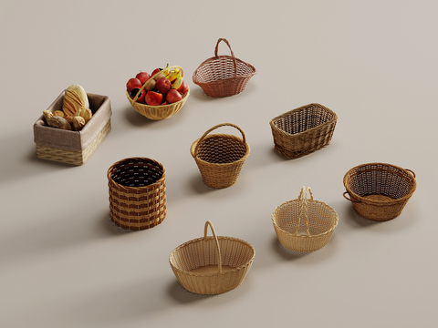 Rattan Storage Basket Weaving Basket Rattan Basket