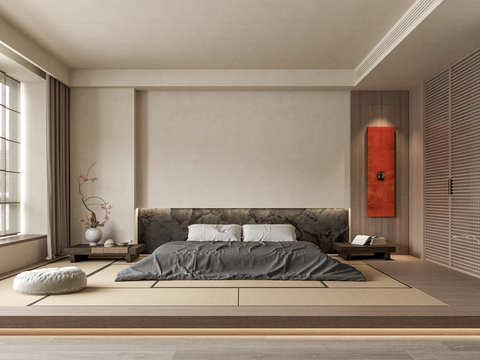 Japanese-style master bedroom