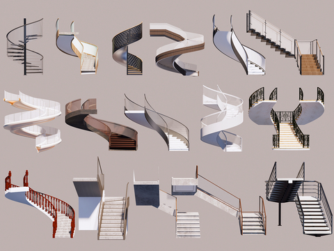 Swirling staircase Duplex staircase