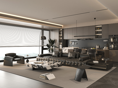 Modern Living&Dining Room