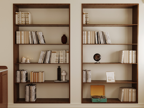 Middle Style Bookcase