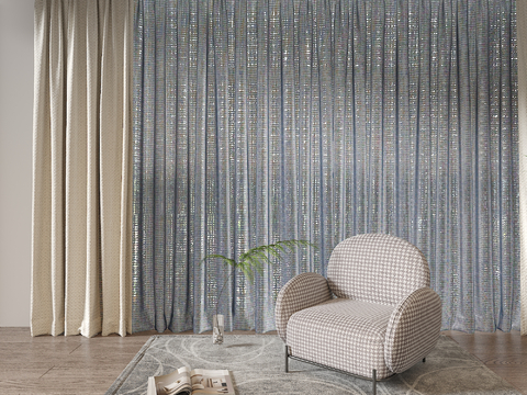 French curtain gauze curtain