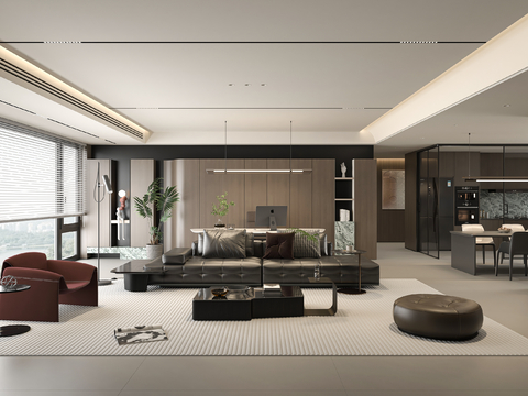 Modern Living&Dining Room