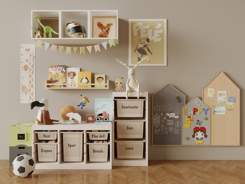 Children's Toy Cabinet Storage Cabinet