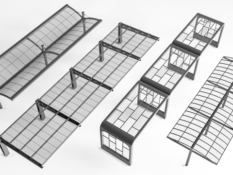 Solar power station Energy storage power station Solar carport