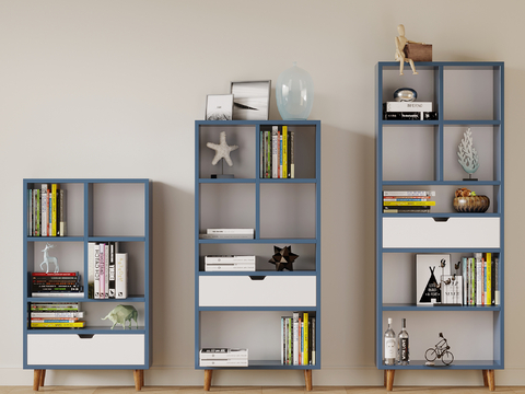 Modern Bookcase Locker