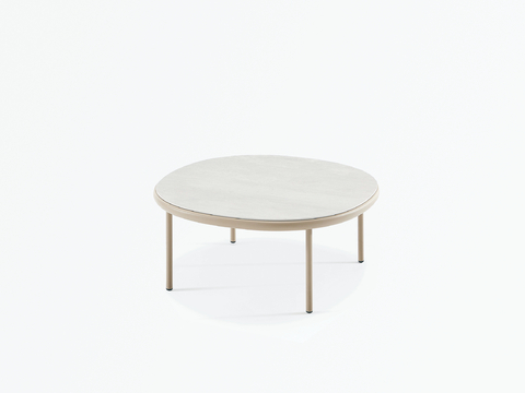 Simple round coffee table