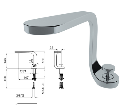 Stainless steel faucet