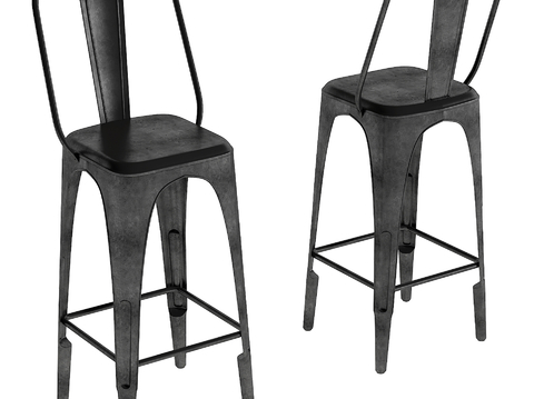 Industrial wind bar chair