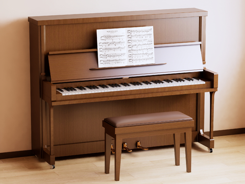 Solid Wood Piano