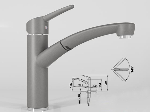 Stainless steel faucet