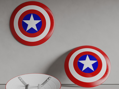 Captain America Shield Metal Shield