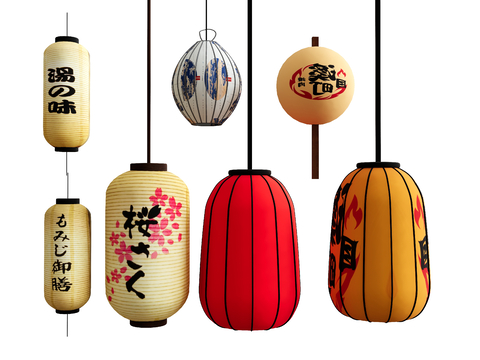 Lantern chandelier paper lantern