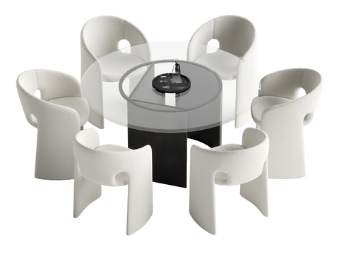 Modern Dining Table and Chair