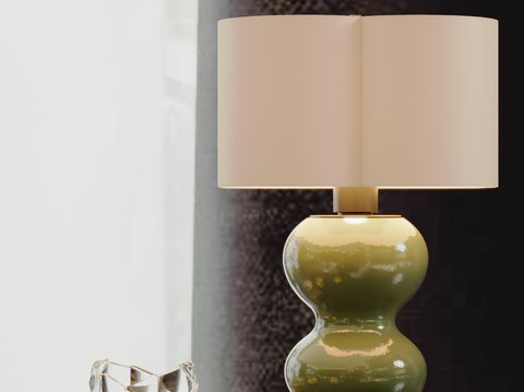 Modern decorative ceramic table lamp