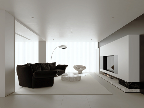 Modern Minimalist Living Room