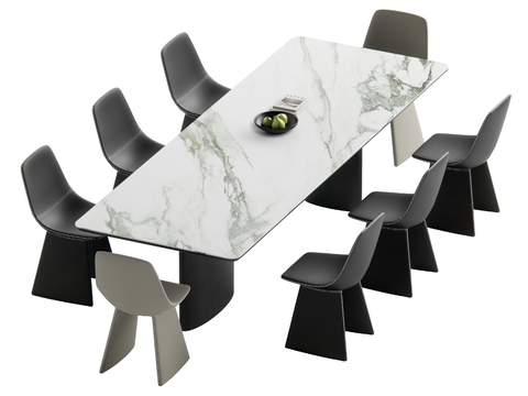 Modern Dining Table and Chair